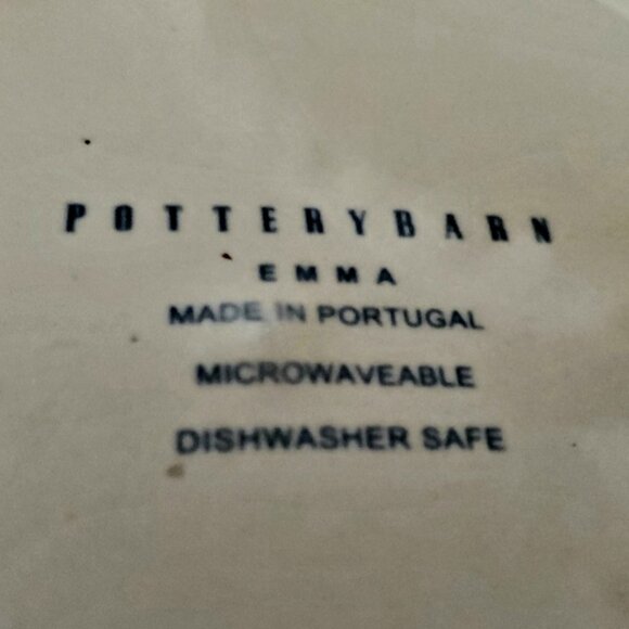 POTTERY BARN Yellow Beaded Rimmed Soup Salad Bowls “EMMA” Portugal ~ 4 piece - Picture 5 of 5